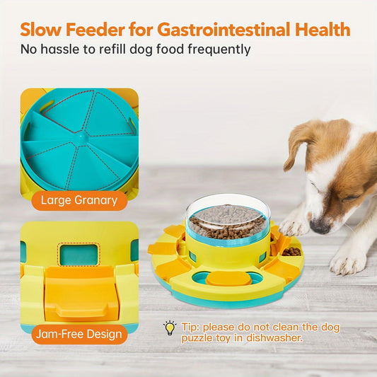 NNETM Interactive Dog Puzzle Feeder Toy for IQ Training