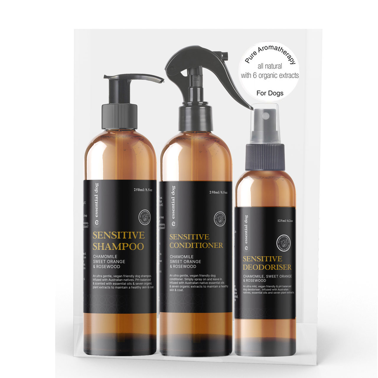 natural dog deodoriser for sensitive itchy skin