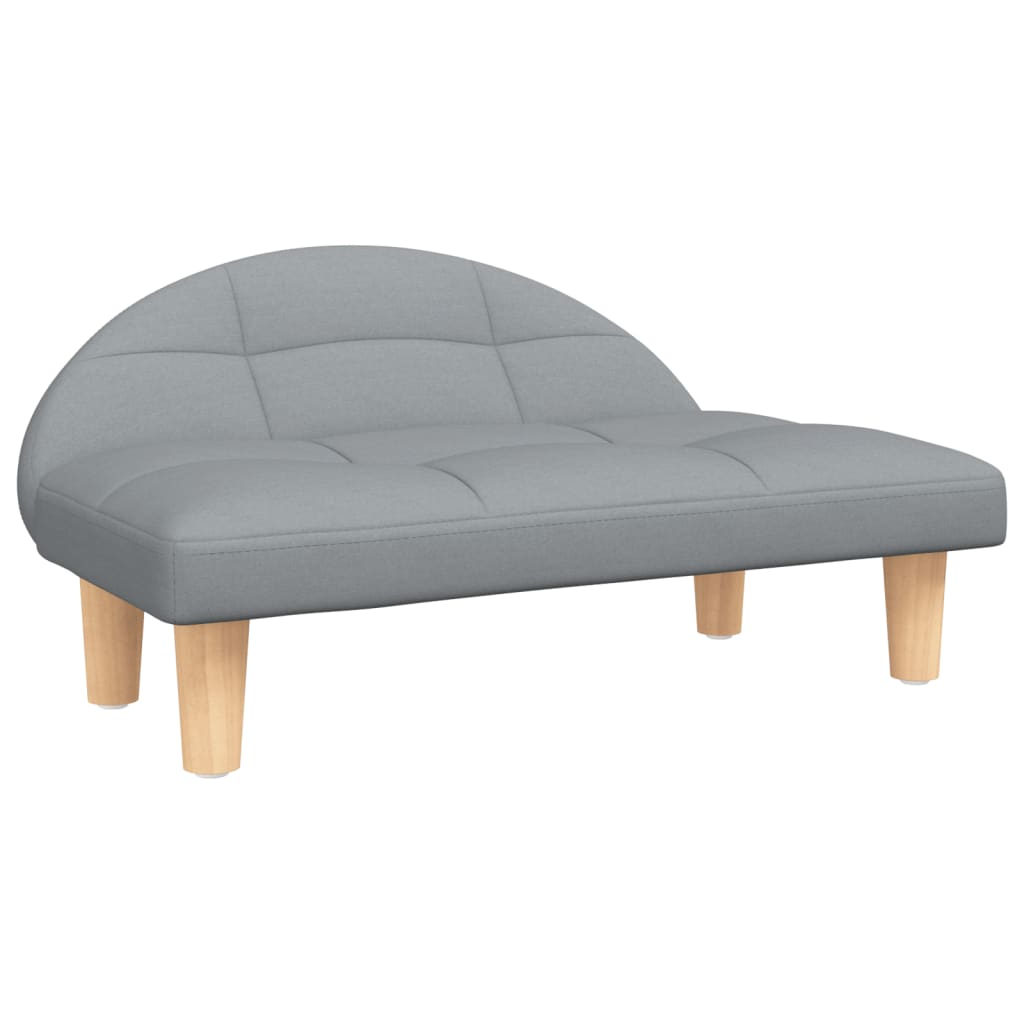 NNEVL Dog Bed Light Grey 70x52x30 cm Fabric-1