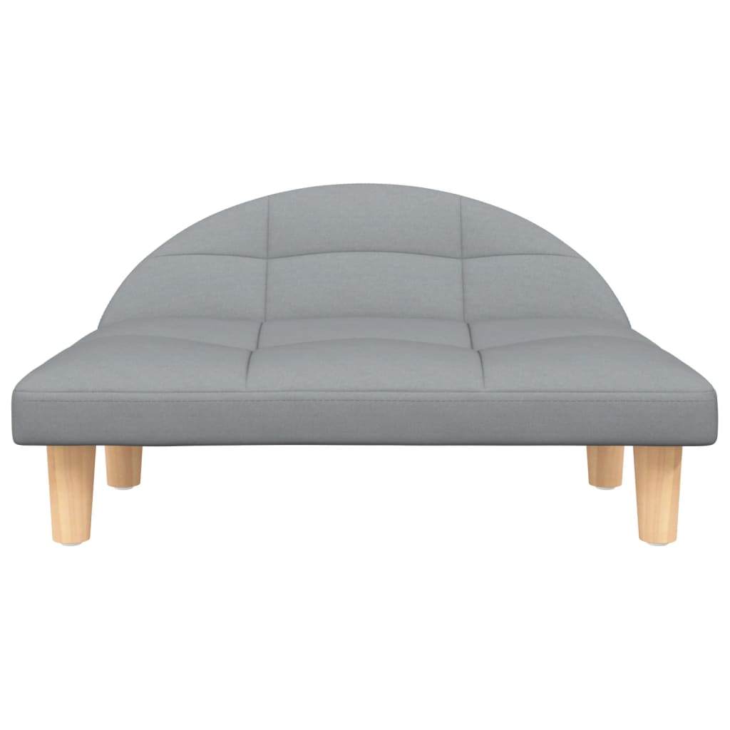 NNEVL Dog Bed Light Grey 70x52x30 cm Fabric-2