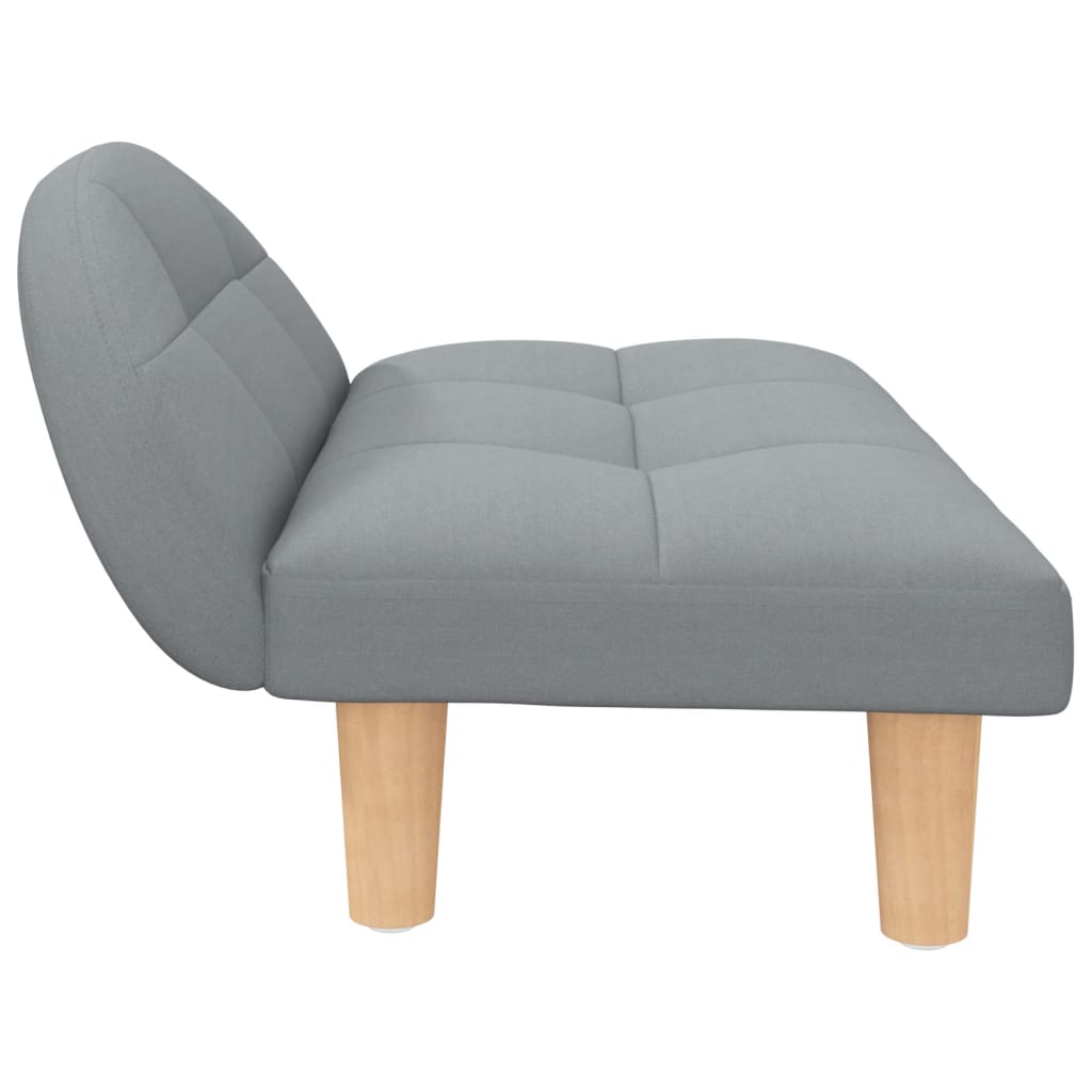 NNEVL Dog Bed Light Grey 70x52x30 cm Fabric-3