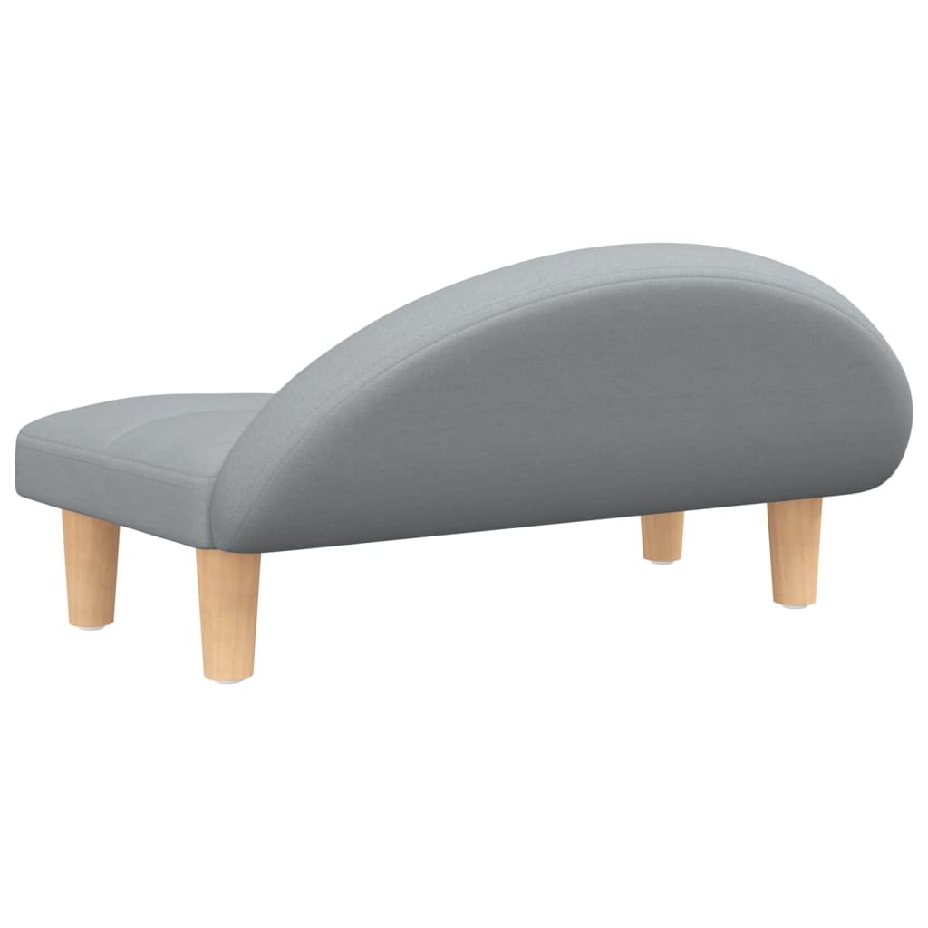 NNEVL Dog Bed Light Grey 70x52x30 cm Fabric-4