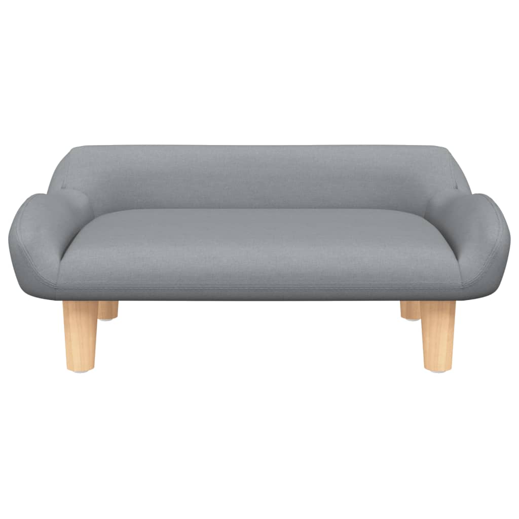 NNEVL Dog Bed Light Grey 70x40x24 cm Fabric-2