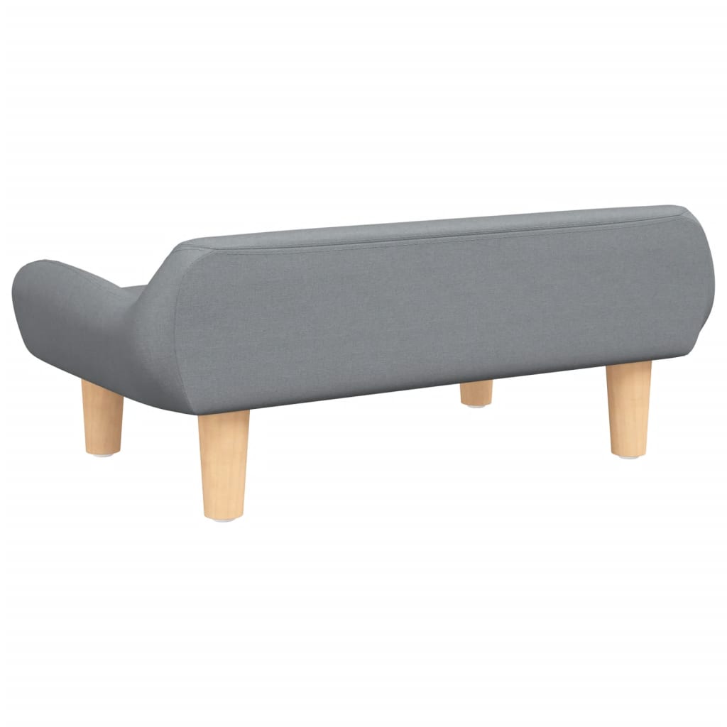 NNEVL Dog Bed Light Grey 70x40x24 cm Fabric-4