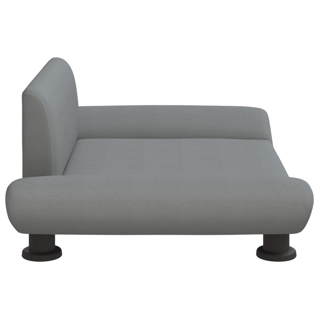 NNEVL Dog Bed Light Grey 70x45x28 cm Fabric-3
