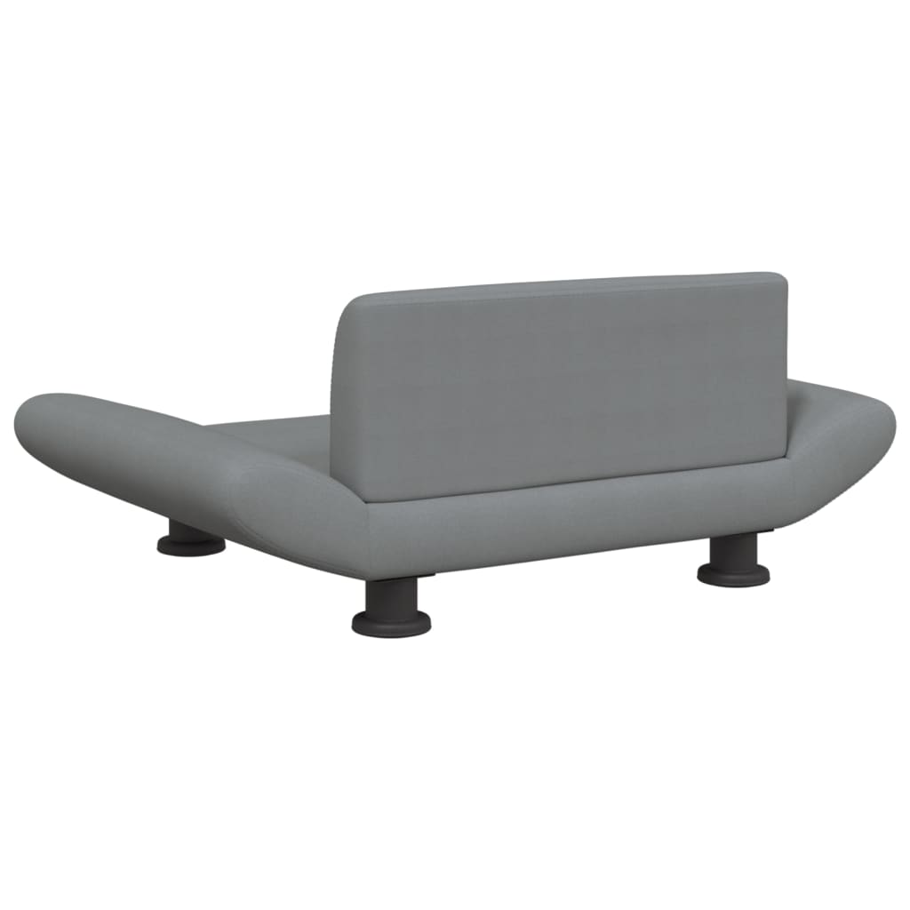 NNEVL Dog Bed Light Grey 70x45x28 cm Fabric-4