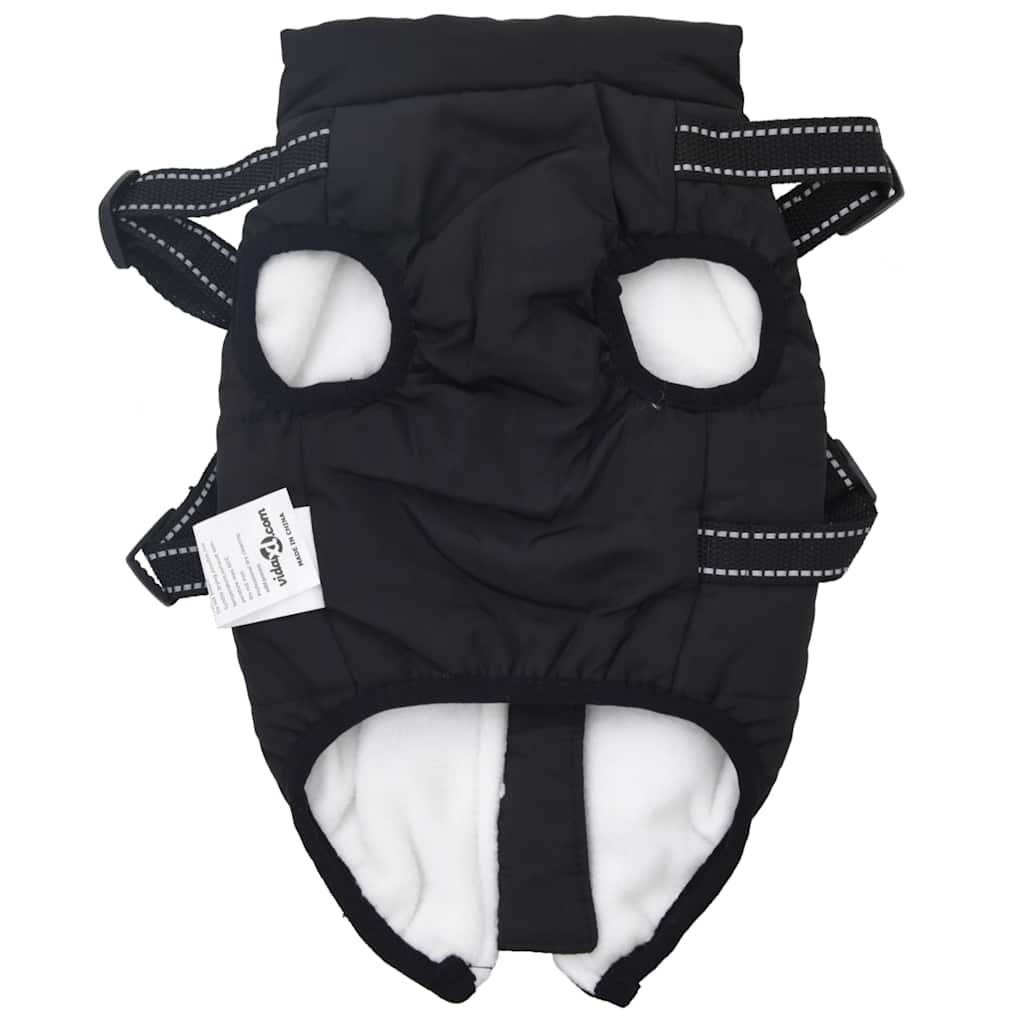 NNEVL Dog Coat with Harness Waterproof Reflective Black XL-4