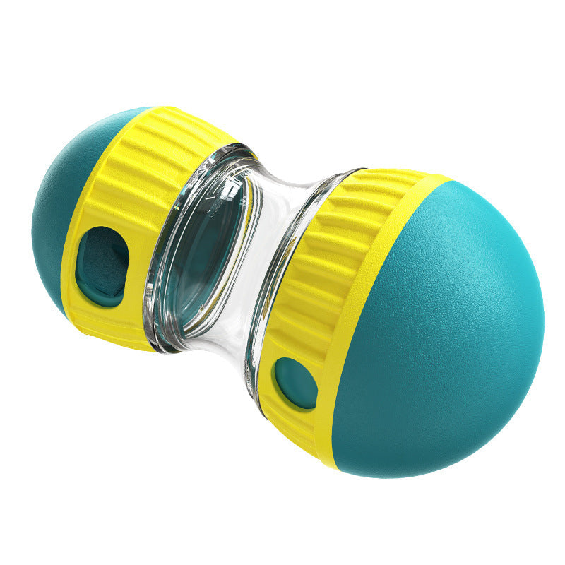 NNEDSZ Green Interactive Dog Slow Feeder Toy - Food Dispenser Ball for Healthy Digestion